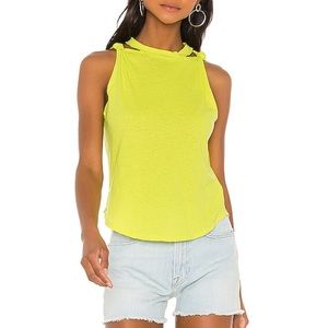 Free People The Twist Tank Yellow